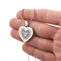 Raises A Firefighter Sweet Engraved Heart Necklace!