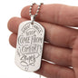 Great things never come from comfort zones unique and eye catching Engraved Dog Tag Necklace!