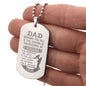Dad Wishing you all the Special -Engraved Dog Tag Necklace!