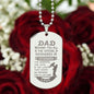 Dad Wishing you all the Special -Engraved Dog Tag Necklace!