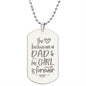 The Between a Dad - Engraved Dog Tag Necklace!