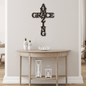 Amazing Grace Cross Christian Metal Art Steel Decor | Made in USA