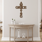 Amazing Grace Cross Christian Metal Art Steel Decor | Made in USA