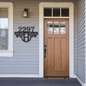 Personalized Bottom Letter Monogram Address Sign.