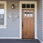 Personalized Bottom Letter Monogram Address Sign.