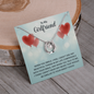 To My Girlfriend Lucky in Love Necklace| Girlfriend Necklace| Lucky in Love Necklace for Girlfriend| FirstDating | Valentine's Day Gift for Girlfriend