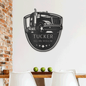 Personalized Trucker Monogram Metal Wall Art Garage Man Cave Gift Indoor Outdoor Decor Sign