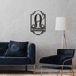 Personalized Regal Monogram Custom Family Name Initial Letter Indoor Outdoor Decor Sign