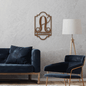 Personalized Regal Monogram Custom Family Name Initial Letter Indoor Outdoor Decor Sign