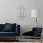 Personalized Regal Monogram Custom Family Name Initial Letter Indoor Outdoor Decor Sign
