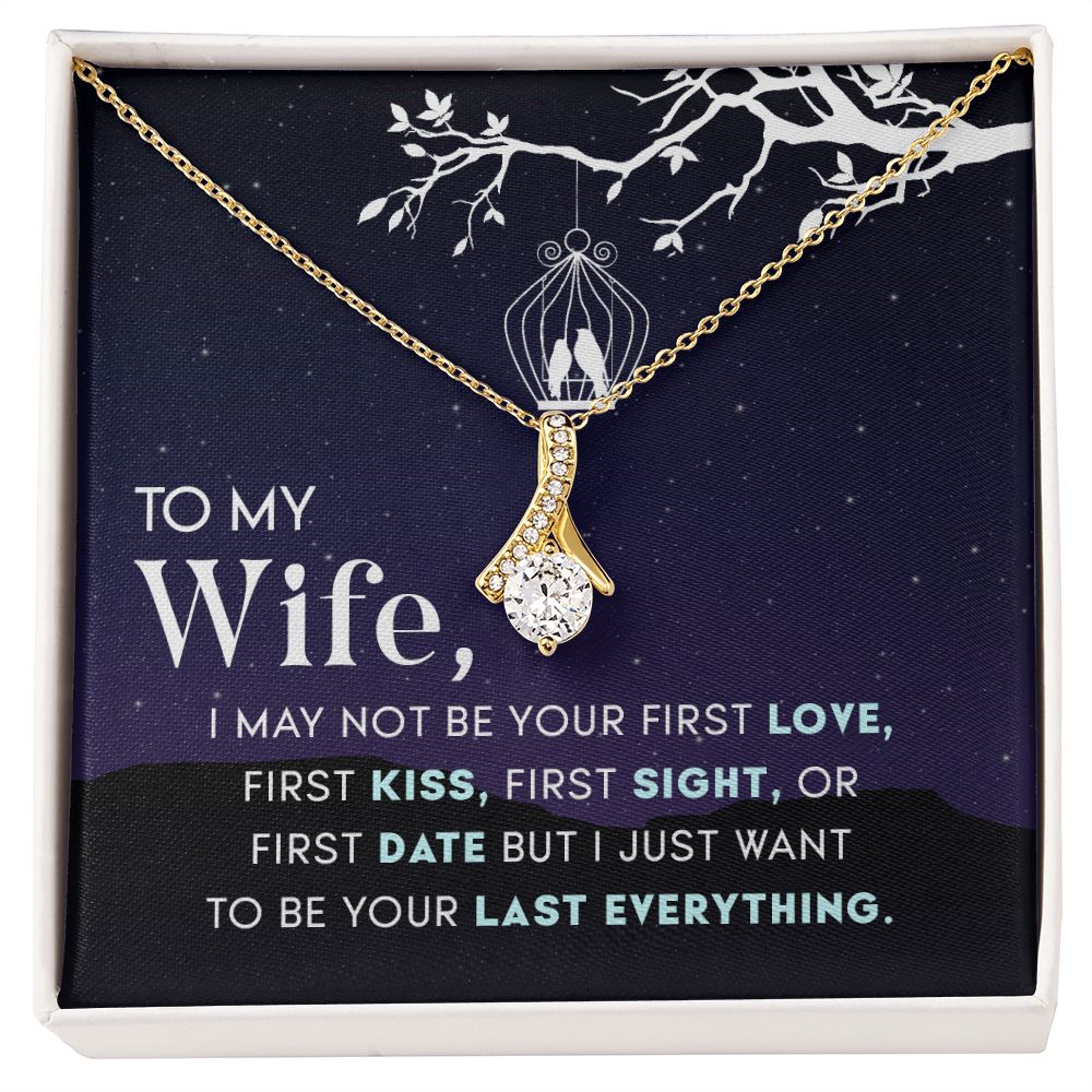 To My Wife Alluring Beauty Necklace .