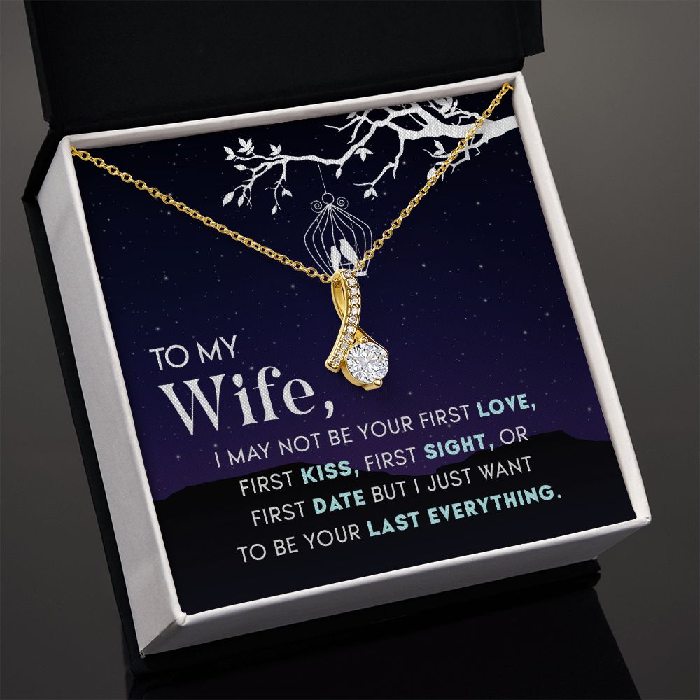 To My Wife Alluring Beauty Necklace .