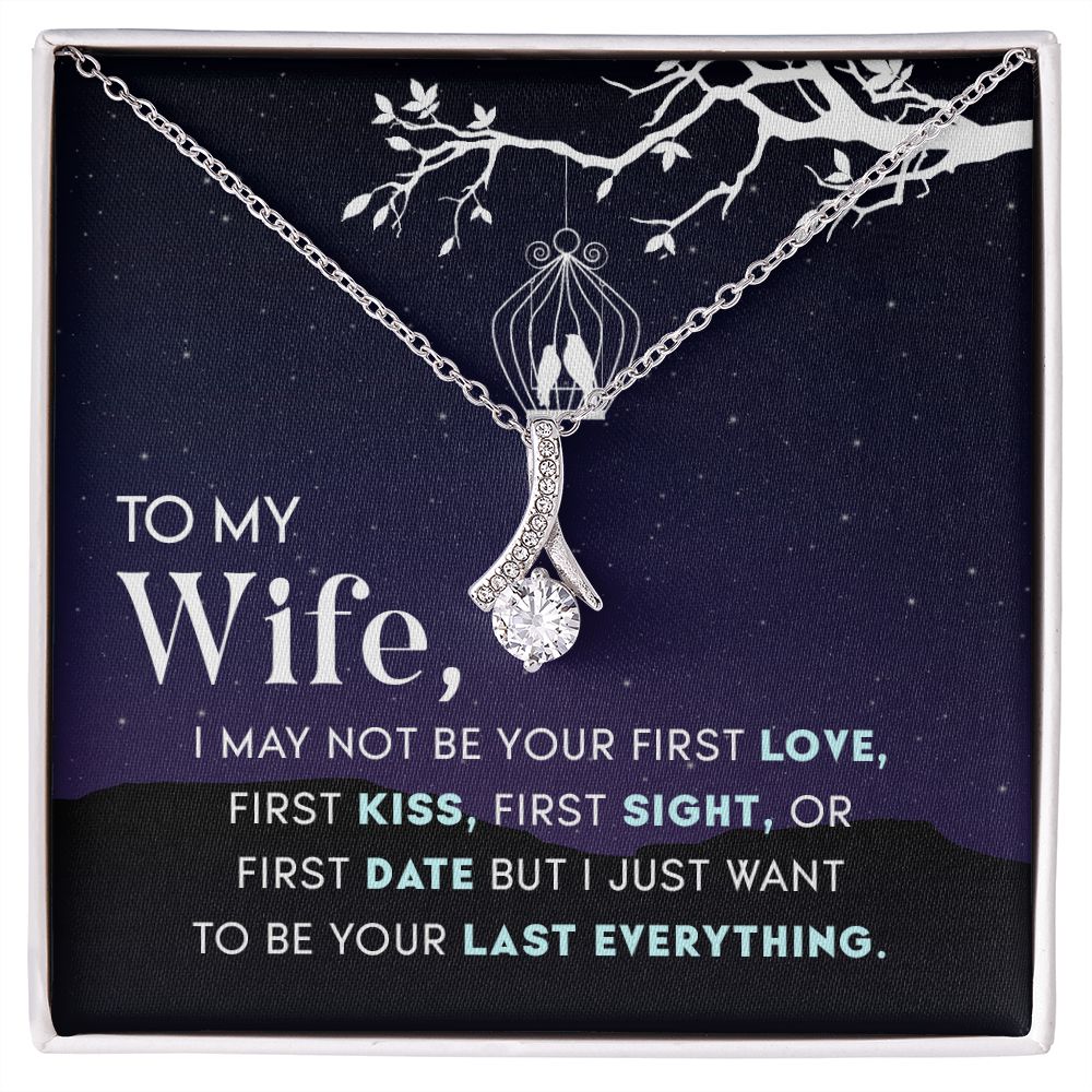 To My Wife Alluring Beauty Necklace .