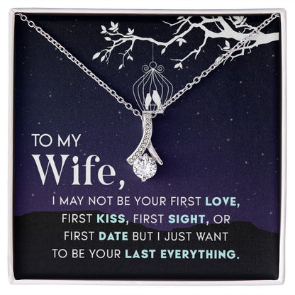 To My Wife Alluring Beauty Necklace .