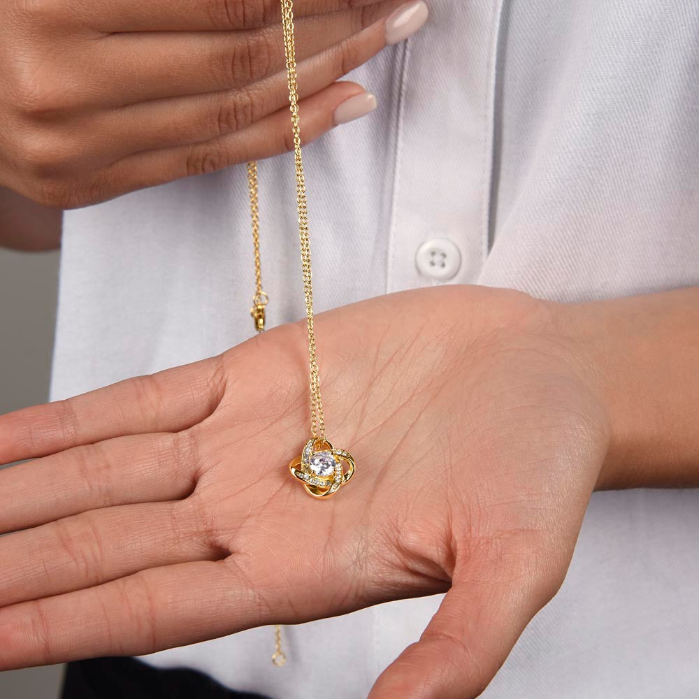 To My Sister There Is No Better Friend Than A Sister -Love Knot Necklase Birthday Gifts for Women - Unique Sister Gifts from Sister,Brother,Friend,Classmate,for Valentines Day,Graduation,Thanksgiving or Christmas .