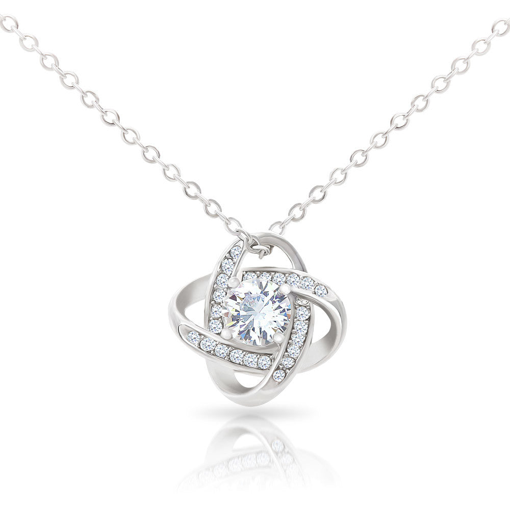 To My Sister There Is No Better Friend Than A Sister -Love Knot Necklase Birthday Gifts for Women - Unique Sister Gifts from Sister,Brother,Friend,Classmate,for Valentines Day,Graduation,Thanksgiving or Christmas .