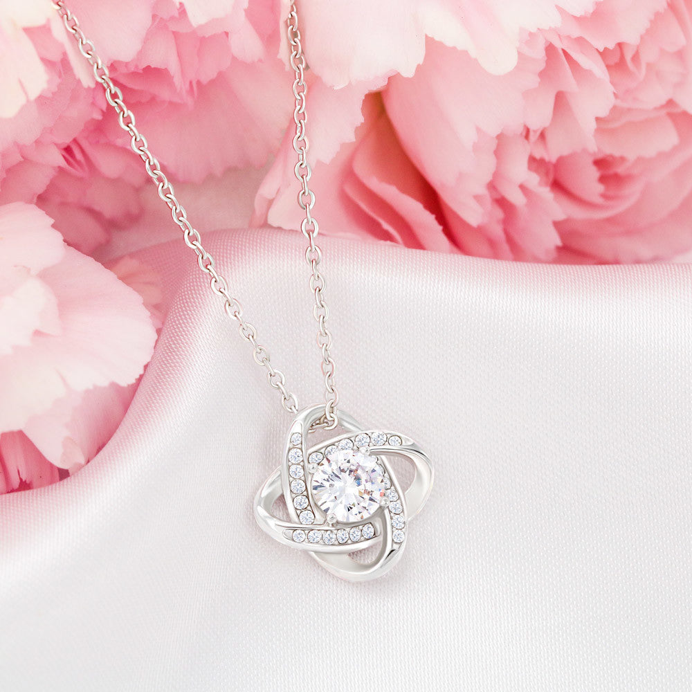 To My Sister There Is No Better Friend Than A Sister -Love Knot Necklase Birthday Gifts for Women - Unique Sister Gifts from Sister,Brother,Friend,Classmate,for Valentines Day,Graduation,Thanksgiving or Christmas .