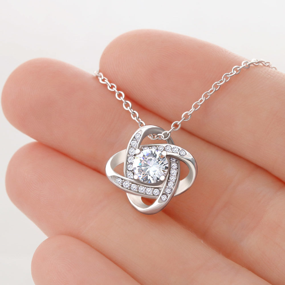 To My Sister There Is No Better Friend Than A Sister -Love Knot Necklase Birthday Gifts for Women - Unique Sister Gifts from Sister,Brother,Friend,Classmate,for Valentines Day,Graduation,Thanksgiving or Christmas .