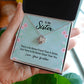 To My Sister There Is No Better Friend Than A Sister -Love Knot Necklase Birthday Gifts for Women - Unique Sister Gifts from Sister,Brother,Friend,Classmate,for Valentines Day,Graduation,Thanksgiving or Christmas .