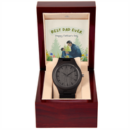 Wooden Watches for Men - Customized Wood Wrist Watches for Husband Boyfriend Dad Son