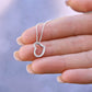 I found the meaning of my life because of you Delicate Heart necklase For YOUR loving Person ,My Gorgeous Wife .