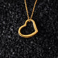 I found the meaning of my life because of you Delicate Heart necklase For YOUR loving Person ,My Gorgeous Wife .
