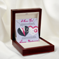 I love You Delicate Heart Necklase For Special Anniversary/ Birthday /valentines Gifts For Special Wife.