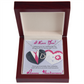I love You Delicate Heart Necklase For Special Anniversary/ Birthday /valentines Gifts For Special Wife.