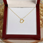 Beautiful Delicate Heart Necklase for Women, Fashion Jewelry.