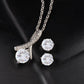 A mother's love is the heart of the family Alluring Beauty necklase With Earrings.