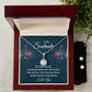 To my soulmate Each Day With You Eternal Hope Necklase With Earrings .