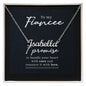 To My Fiancee I promice To Handle Your Heart Custom Name Necklase
