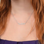 To My Fiancee I promice To Handle Your Heart Custom Name Necklase