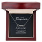 To My Fiancee I promice To Handle Your Heart Custom Name Necklase