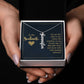 To my soulmate - you are the calm to my chaos Personalized Vertical Name Necklace