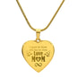 I Speak For Those Who Has No Voice Sweet Engraved Heart Necklace!