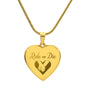Ride or Die Sweet Engraved Heart Necklace!
