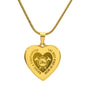 Raises A Firefighter Sweet Engraved Heart Necklace!