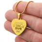 I Speak For Those Who Has No Voice Love MOM Sweet Engraved Heart Necklace!