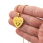Ride or Die Sweet Engraved Heart Necklace!