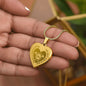 Raises A Firefighter Sweet Engraved Heart Necklace!