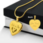 Ride or Die Sweet Engraved Heart Necklace!