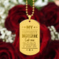 My Favorite people call me PAPA unique and eye catching Engraved Dog Tag Necklace!