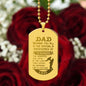Dad Wishing you all the Special -Engraved Dog Tag Necklace!
