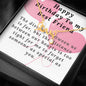 CUSTOMIZABLE Necklase for your LOVE ONE, crafted for u your Bestfriend with LOVE .