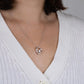 Sister Is a Gift To The Heart -Forever love Necklase Gifts for Sister-Birthday Gifts for Women - Unique Sister Gifts from Sister,Brother,Friend,Classmate,for Valentines Day,Graduation,Thanksgiving or Christmas