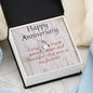 CUSTOMIZABLE Necklase GIFT for your LOVE ONE, crafted for Your Anniversary with LOVE .