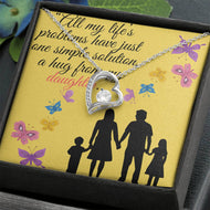 CUSTOMIZABLE Necklase GIFT for your LOVE ONE, crafted for Your Daughter with LOVE .