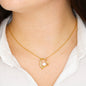 CUSTOMIZABLE Necklase GIFT for your LOVE ONE, crafted for Your Anniversary with LOVE .