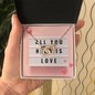 CUSTOMIZABLE Necklace GIFT, Crafted For Your Partner With LOVE And WISDOM